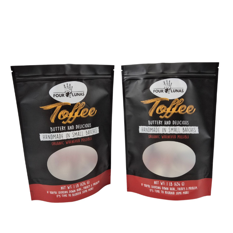 Tính năng nét nước mắt Túi thức ăn cho thú cưng với thiết kế minh bạch và khóa khóa