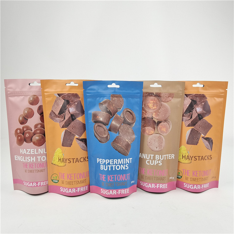 Chất lượng cao Logo tùy chỉnh in Advanced Laminating Stand Up Zipper Bags cho gói túi đồ ăn nhẹ