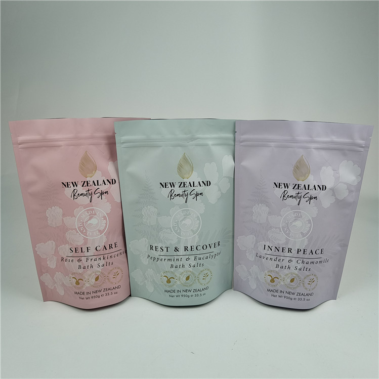 Xách thời trang mịn chất lượng cao có thể đóng lại dễ dàng nước mắt Mylar túi xách Body Scrub túi đóng gói