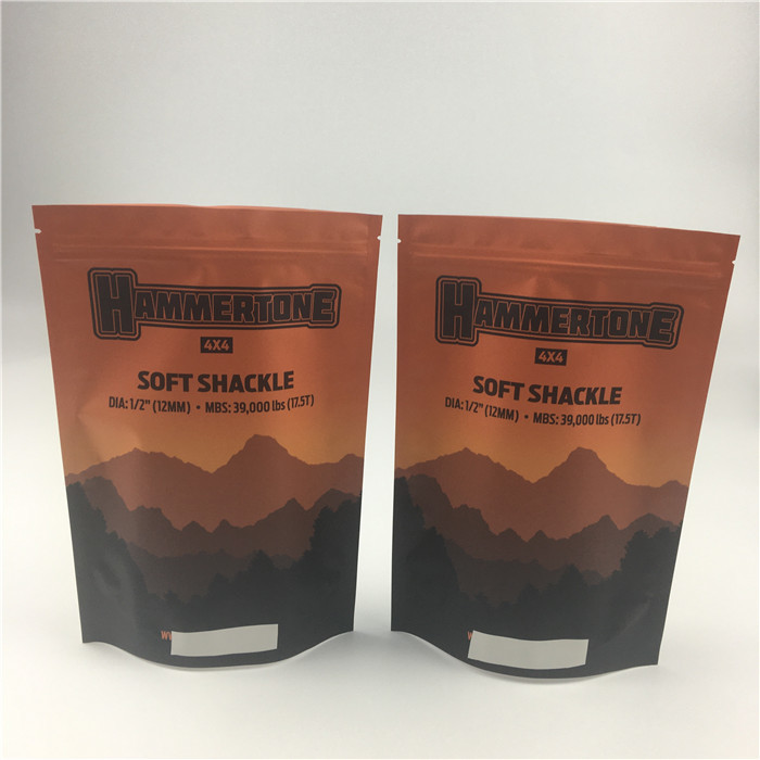 Kraft Paper Bags Tea Bags Bao bì với túi niêm phong ba mặt và van khử khí