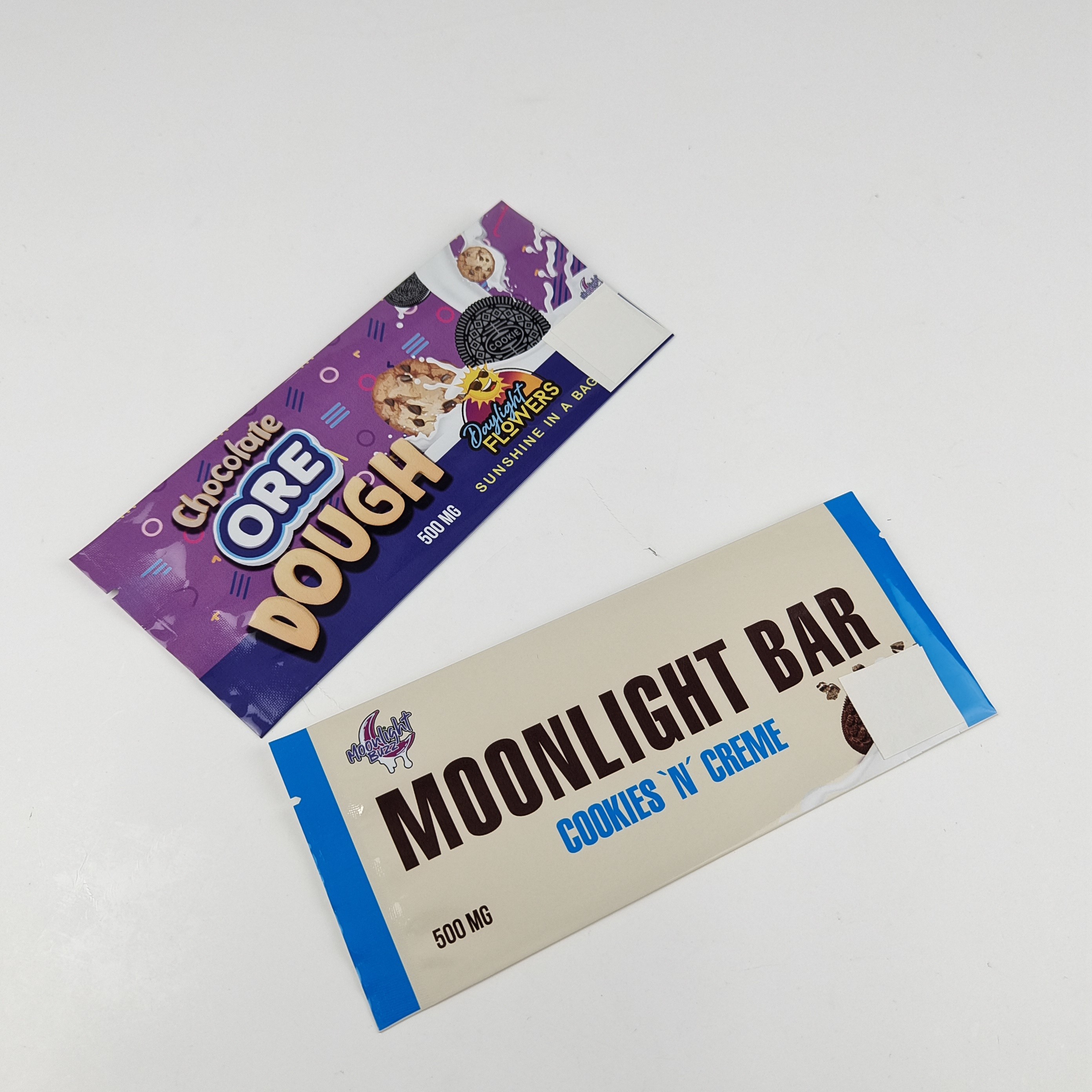 Môi trường thân thiện Bao bì giấy gốm tùy chỉnh in đứng lên túi sô cô la Energy Bar Cookie đồ ăn nhẹ bao bì