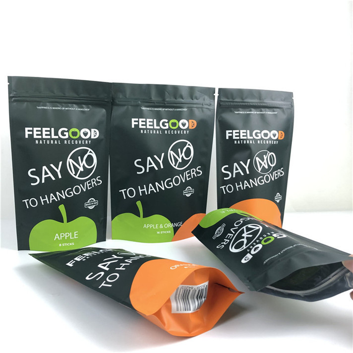 Logo tùy chỉnh in đứng lên Zipper túi mùi chống nước túi đóng gói nhựa