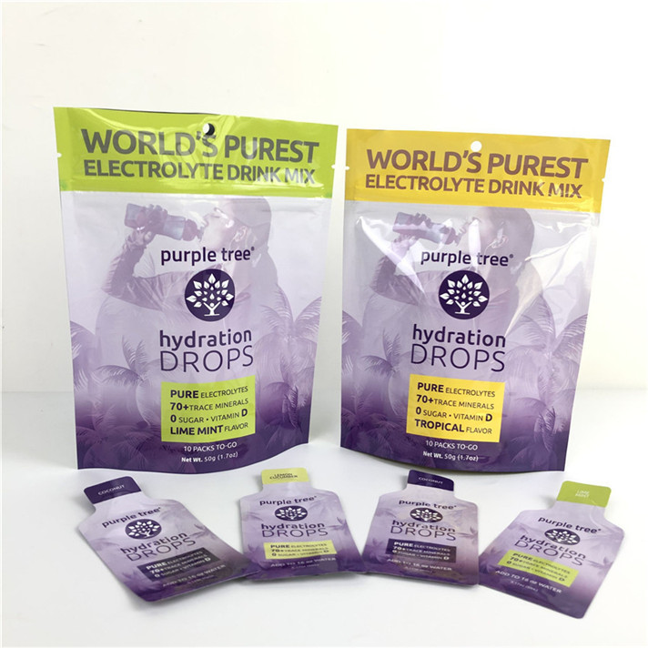 10 màu tùy chỉnh Matt nhôm giấy đứng lên túi ziplock túi xách cho thực phẩm