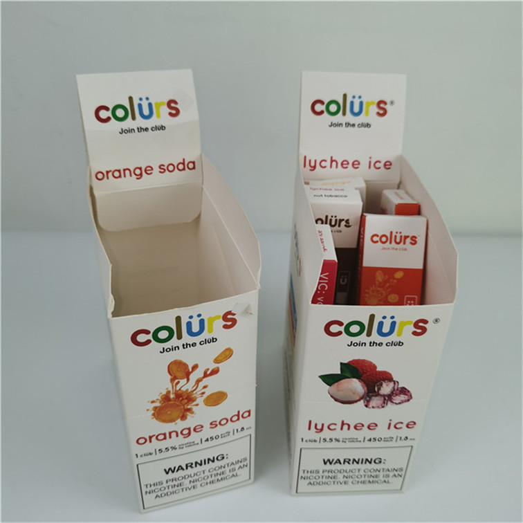 Hot Custom Logo Tear Away Display Box Thẻ cardboard PDQ Quảng cáo