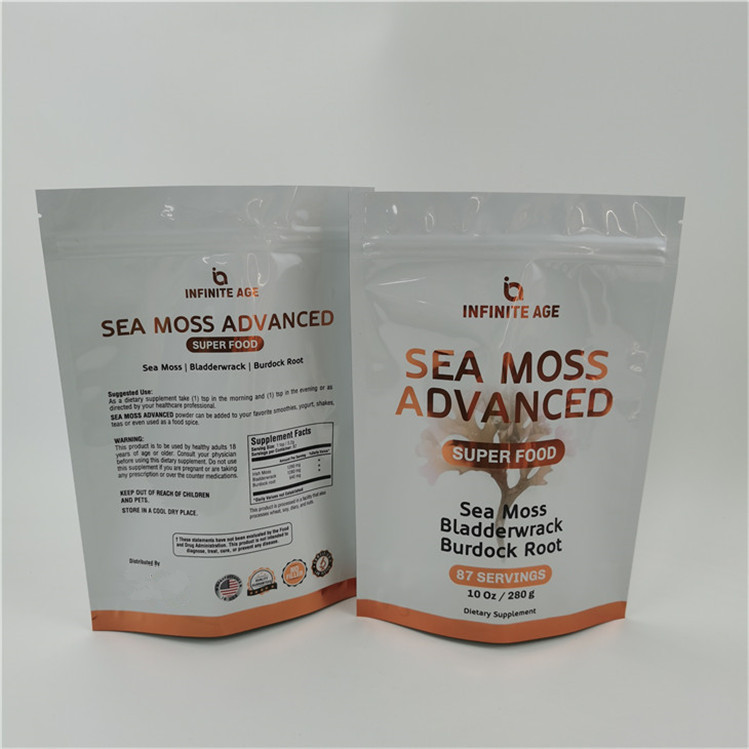 Chấp nhận tối đa 10 màu sắc có sẵn Dòng nước mắt dễ dàng Đứng lên túi túi niêm phong nhiệt Zipper Top