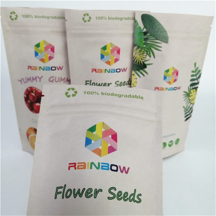 Môi trường thân thiện tùy chỉnh chống mùi in màu sắc đóng gói tùy chỉnh đứng lên túi