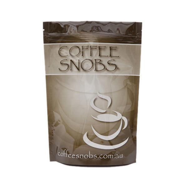 Tùy chỉnh 250g 500g 1kg khối vuông đóng gói hạt cà phê ziplock đáy phẳng