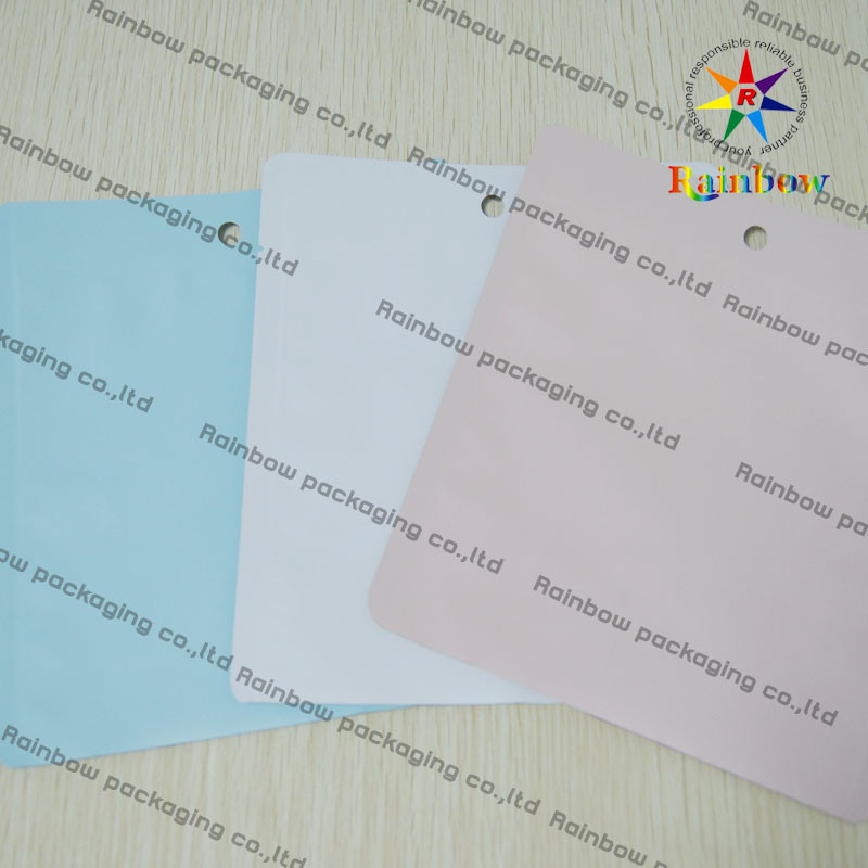 Túi nhựa bao bì mỹ phẩm PVC sành điệu với 1 mặt rõ ràng và in ấn