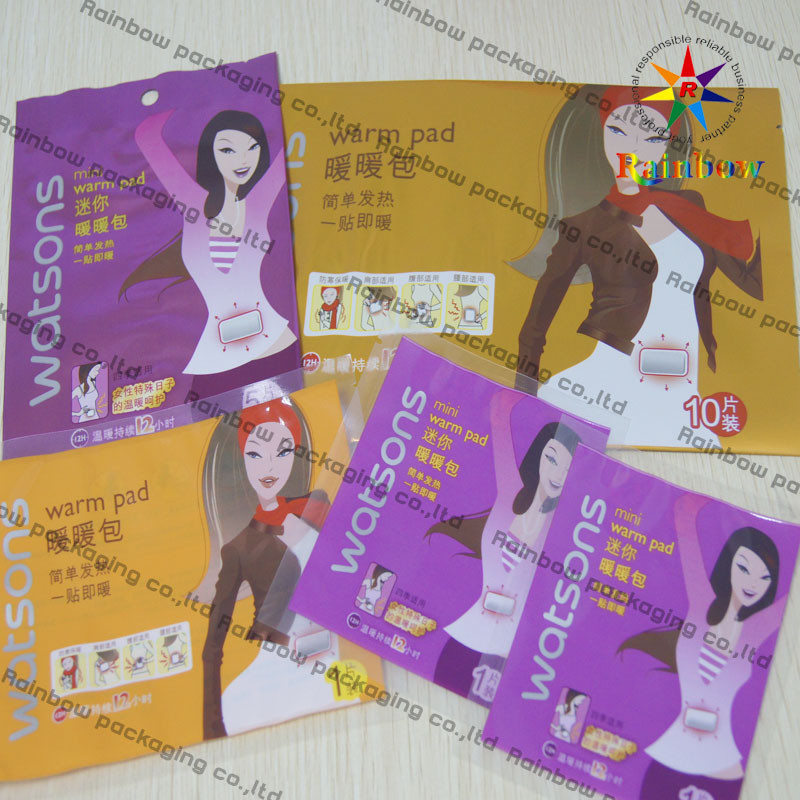 Zip Lock Nhựa Mỹ phẩm Bao bì nhỏ gọn phẳng cho ấm Pad