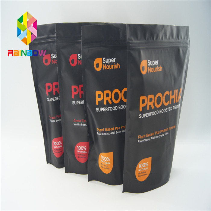 Tùy chỉnh in túi đứng lên Xé rãnh cho đồ ăn nhẹ / kẹo / bánh quy