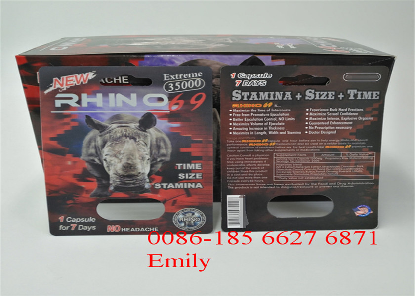 Chất liệu giấy Bao bì thẻ vỉ cho tất cả các viên nang sức mạnh dương vật FX9000