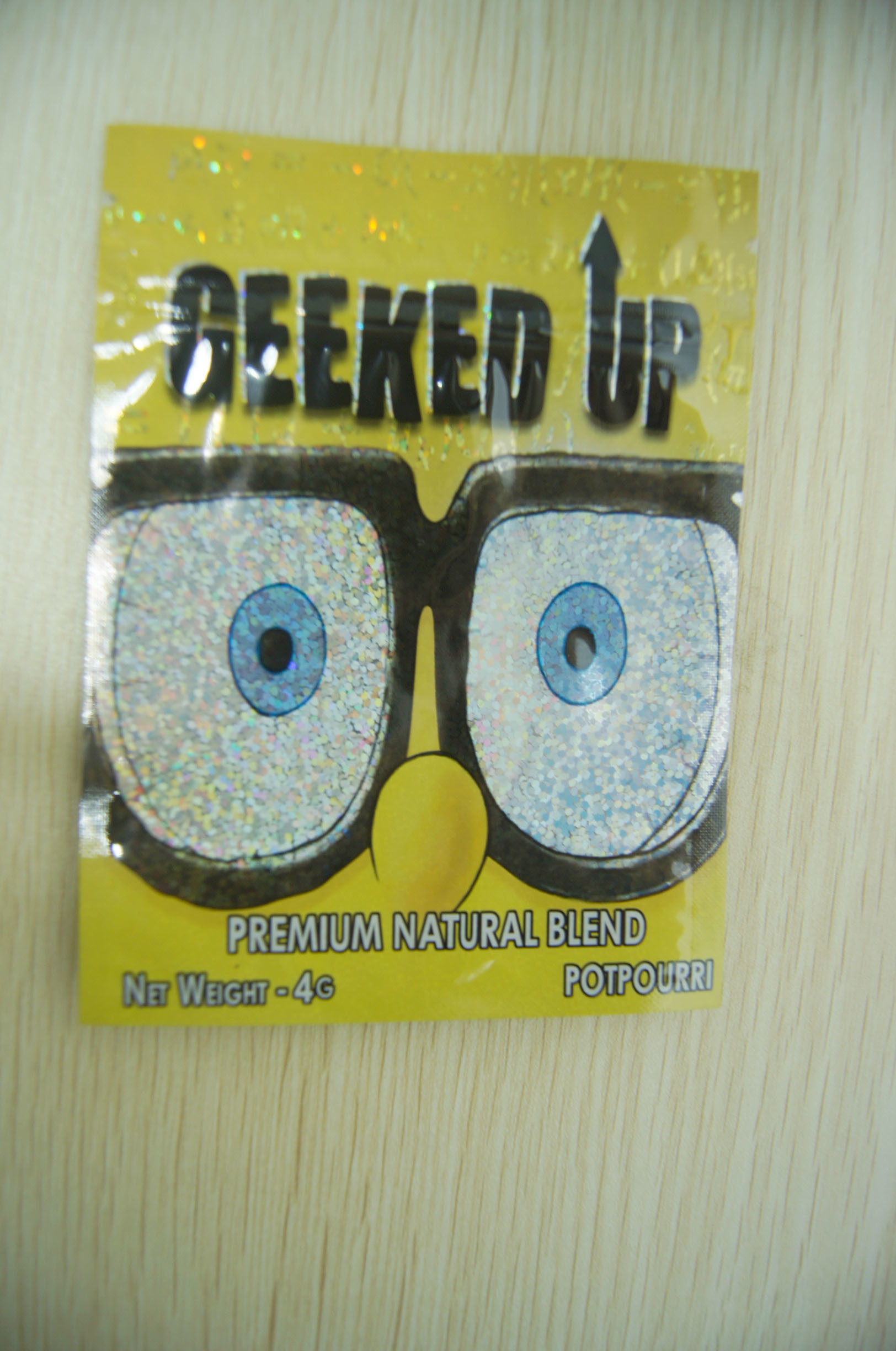 Amber Lá Hương thảo dược Bao bì, Bảo mật Ba mặt Túi 4g