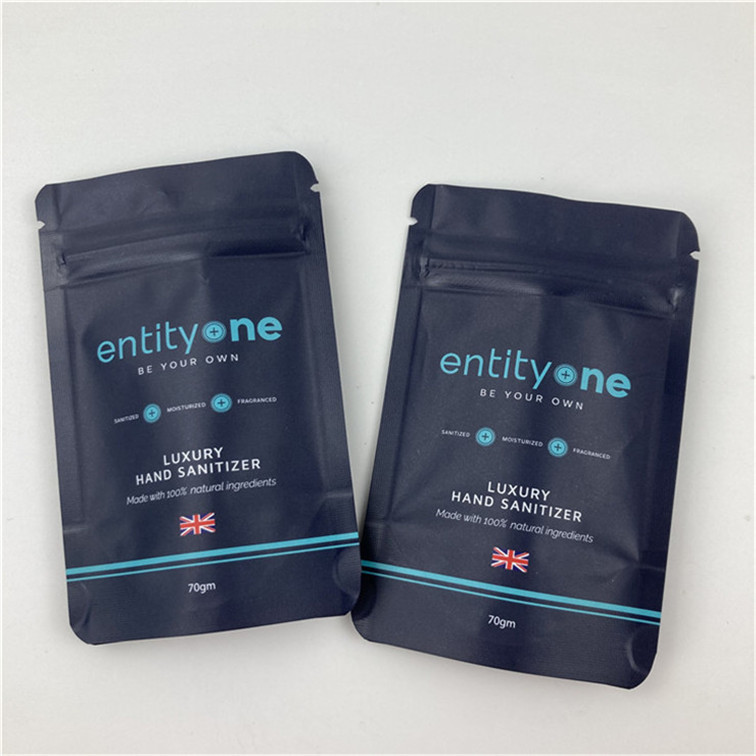 Túi Đứng In Logo Tùy Chỉnh Có Khóa Kéo, Bề Mặt Mờ, Chất Liệu Lá Nhôm Thực Phẩm Dạng Doypack