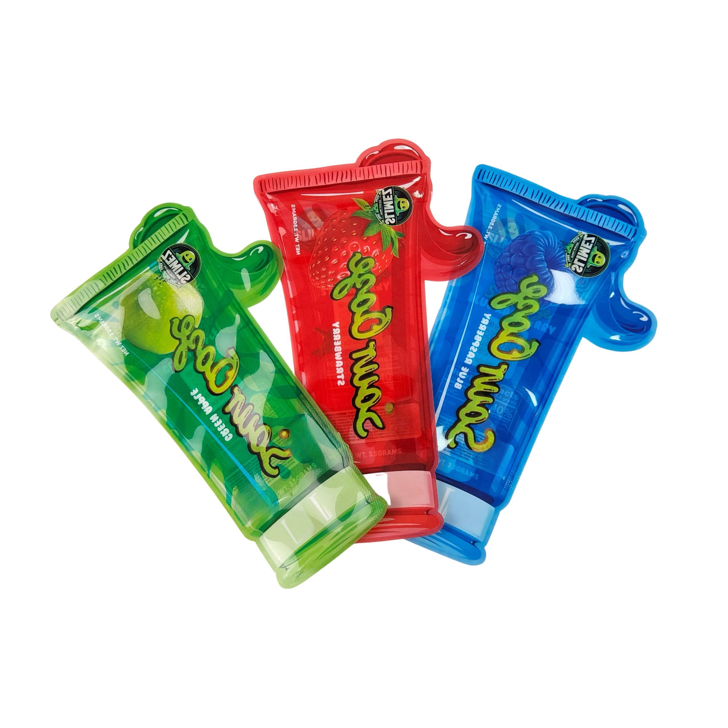 Chất chống trẻ em ăn được Mylar Cali 3.5g túi nhanh chóng giao hàng in logo của bạn Soft Touch Holographic