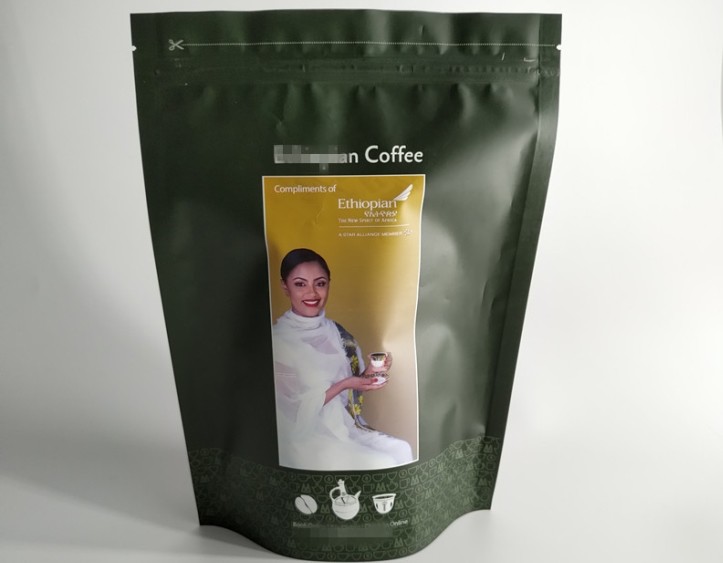 Nhiều lớp túi nhựa tùy chỉnh Bao bì Zipper Top Niêm phong với Van