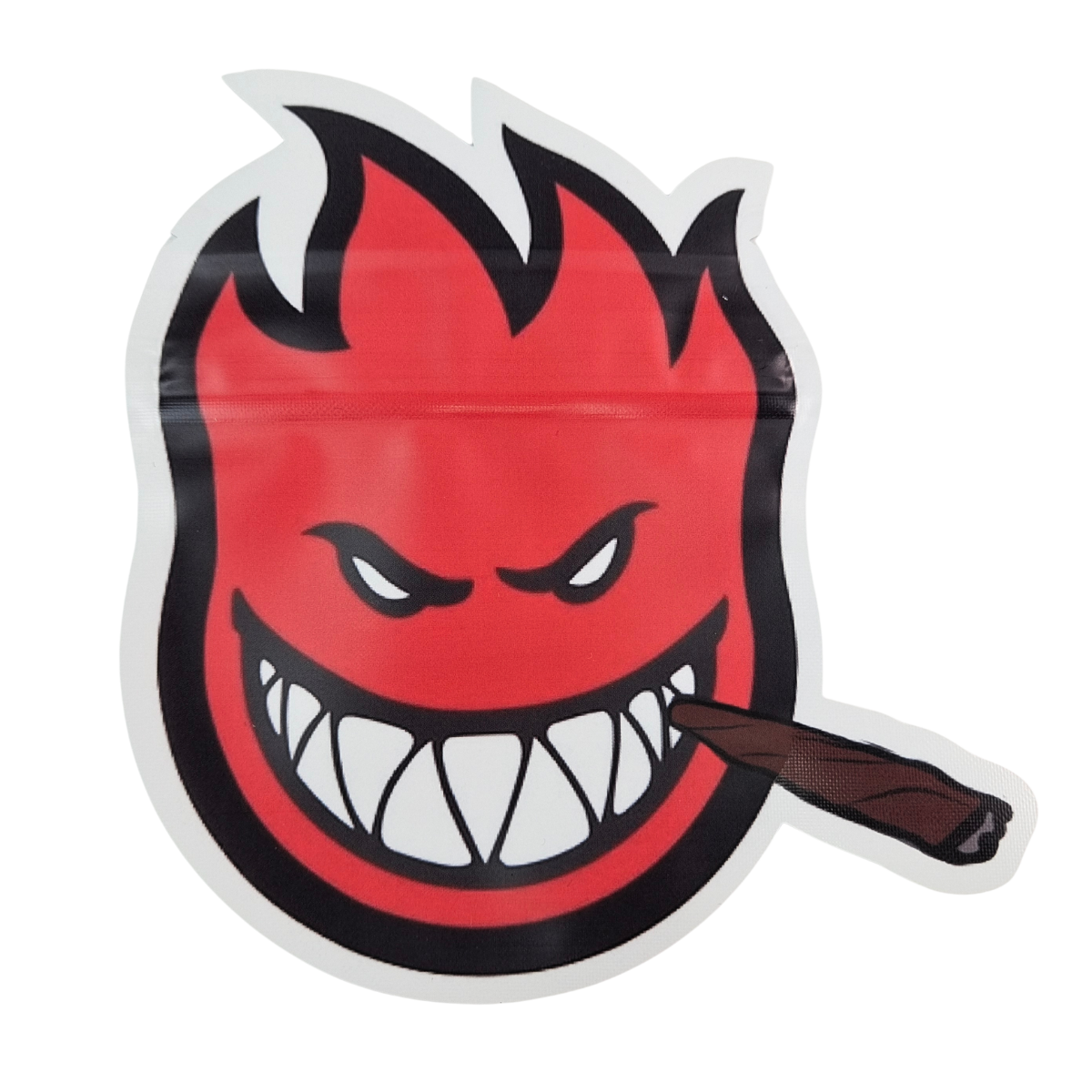 Túi nhựa đựng bánh quy hình dạng bất thường, có thể ăn được Cali 3.5g 7g Mylar Ziplock, mềm mại, chống mùi, có thể cắt khuôn