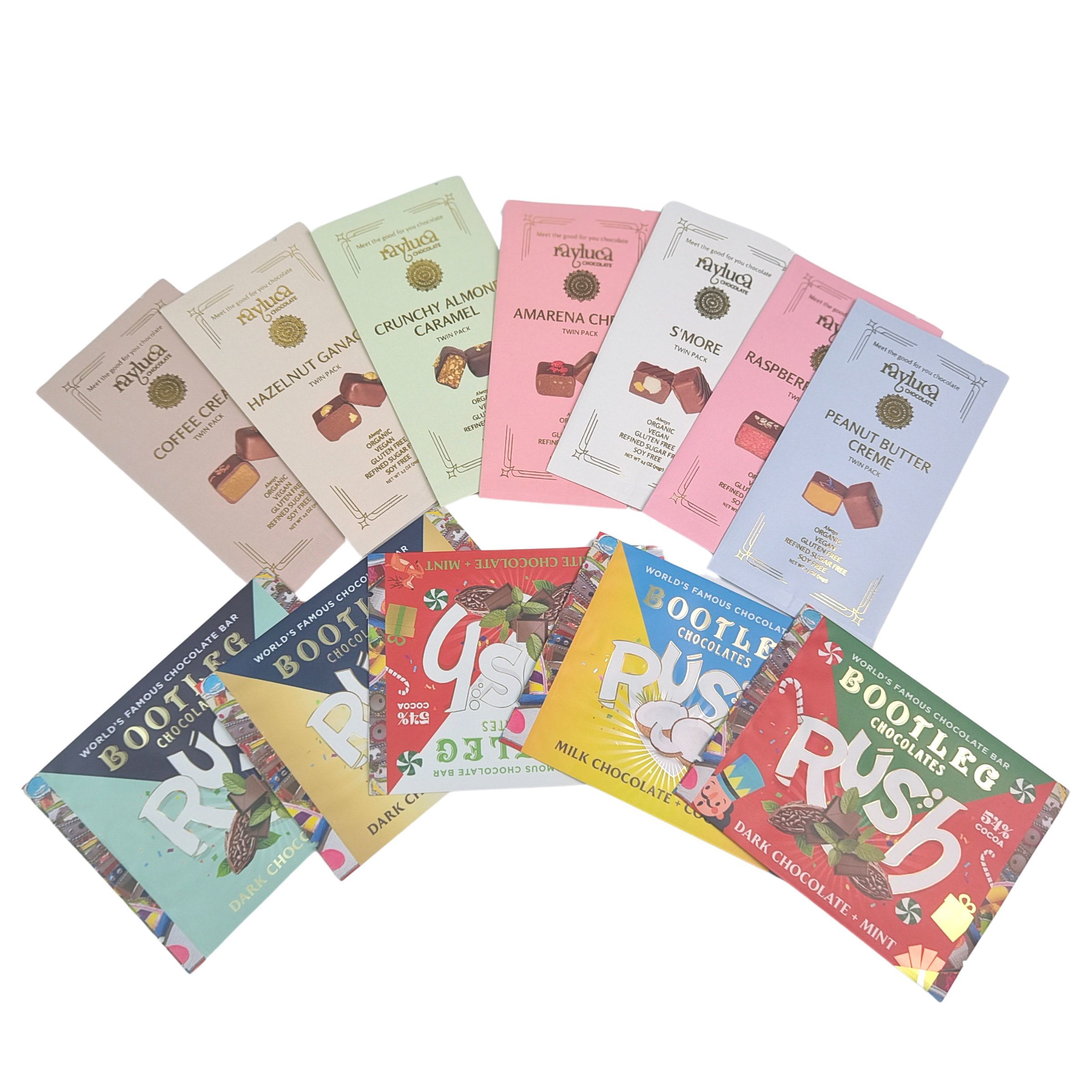 Vỏ giấy nhôm ăn được Khóa lại Nhựa nhỏ Mylar Oat Sôcôla Energy Bar Cookie Snack Candy Packaging Bag