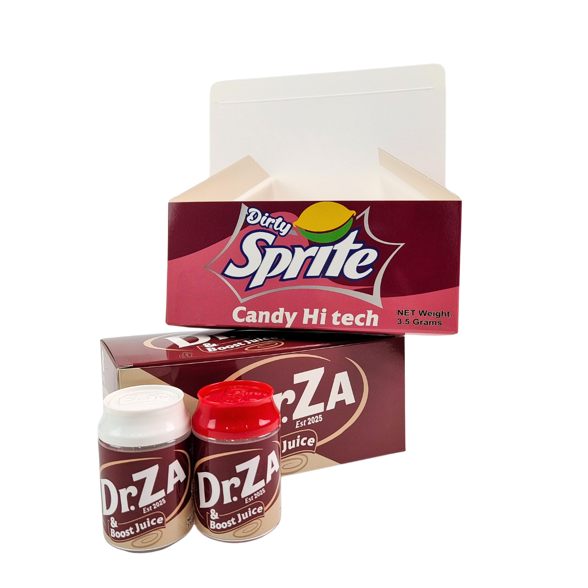 Hộp thực phẩm nhựa PET 3.5g soda kẹo hộp với nắp xoắn