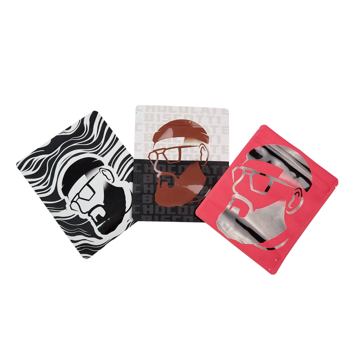 Túi Mylar đựng thực phẩm in theo yêu cầu 3.5g-28g có khóa kéo kín mùi