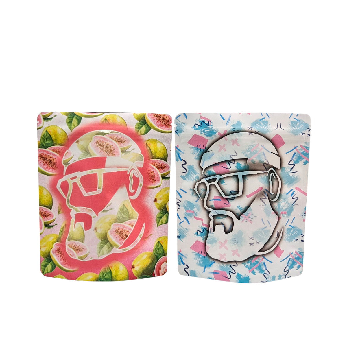 Túi Zipper Mylar 3.5g 1oz có thể tái sử dụng, Túi Mylar Đứng bằng lá nhôm, Chống mùi, Túi Mylar Cali để bảo quản thực phẩm, In theo yêu cầu