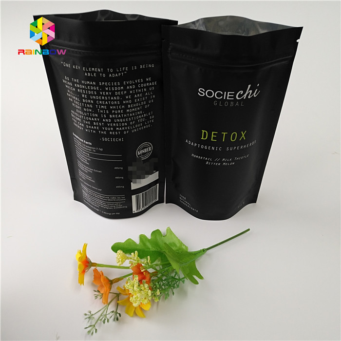 Laminated Mylar Snack Bag Packaging, Aluminum Foil Zipper Bag For Beef Powder Nut