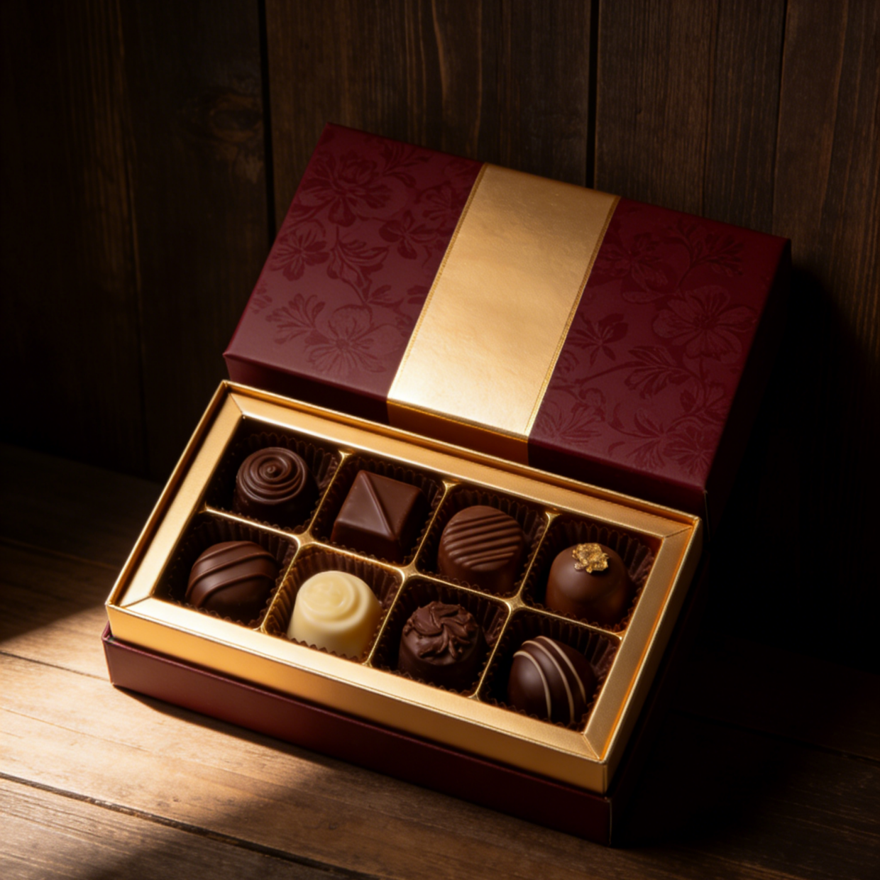 Logo tùy chỉnh hộp quà sô cô la cá nhân đóng gói kẹo sô cô la mỹ phẩm hộp rỗng hộp thanh sô cô la