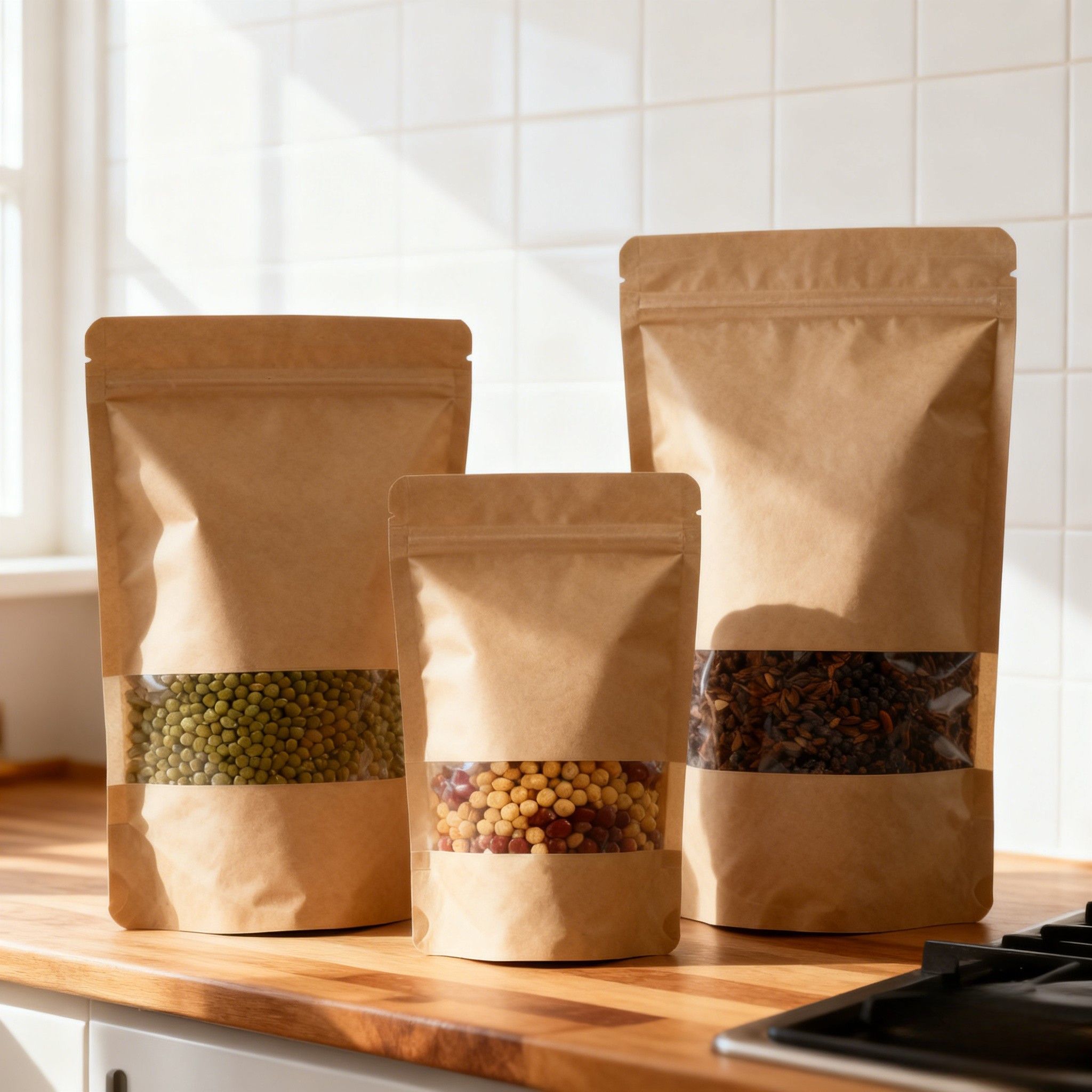 Thùng giấy Kraft chống ẩm có khả năng phân hủy sinh học được tùy chỉnh