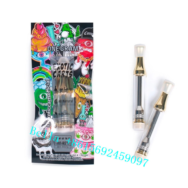 Vape Cartridge Đứng lên Túi Bao bì Logo tùy chỉnh Khóa Zip Chứng nhận của SGS