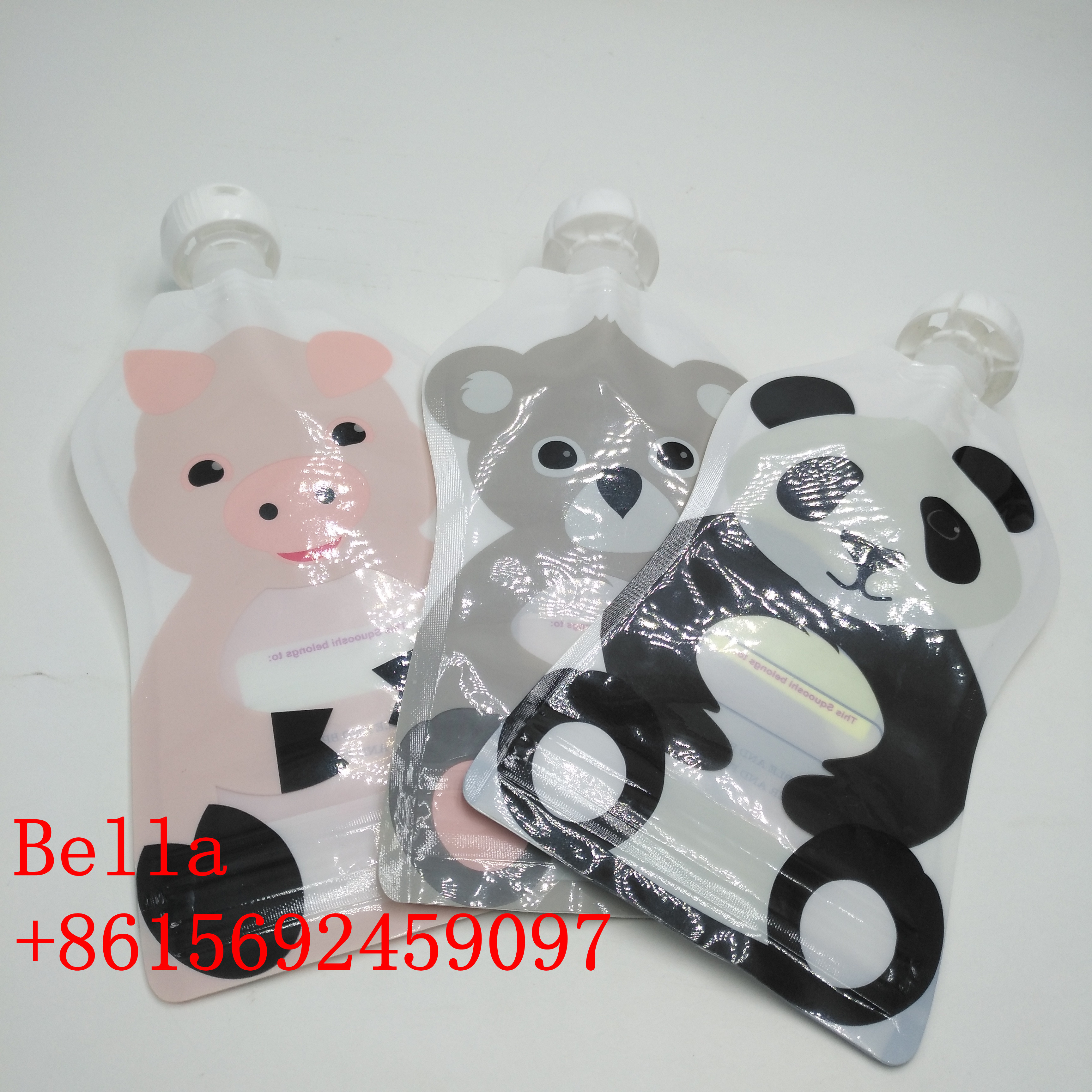 Đồ uống nước uống túi xách xách bao bì Logo tùy chỉnh túi niêm phong nhiệt