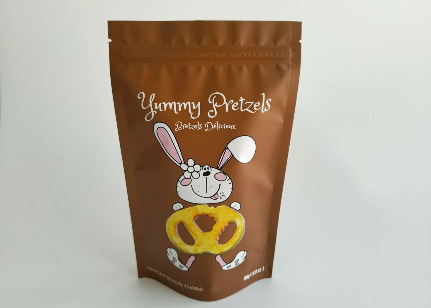 Nhựa nhựa nhôm Laminated Stand Up k Bags Dried Beef Snack Packaging bền