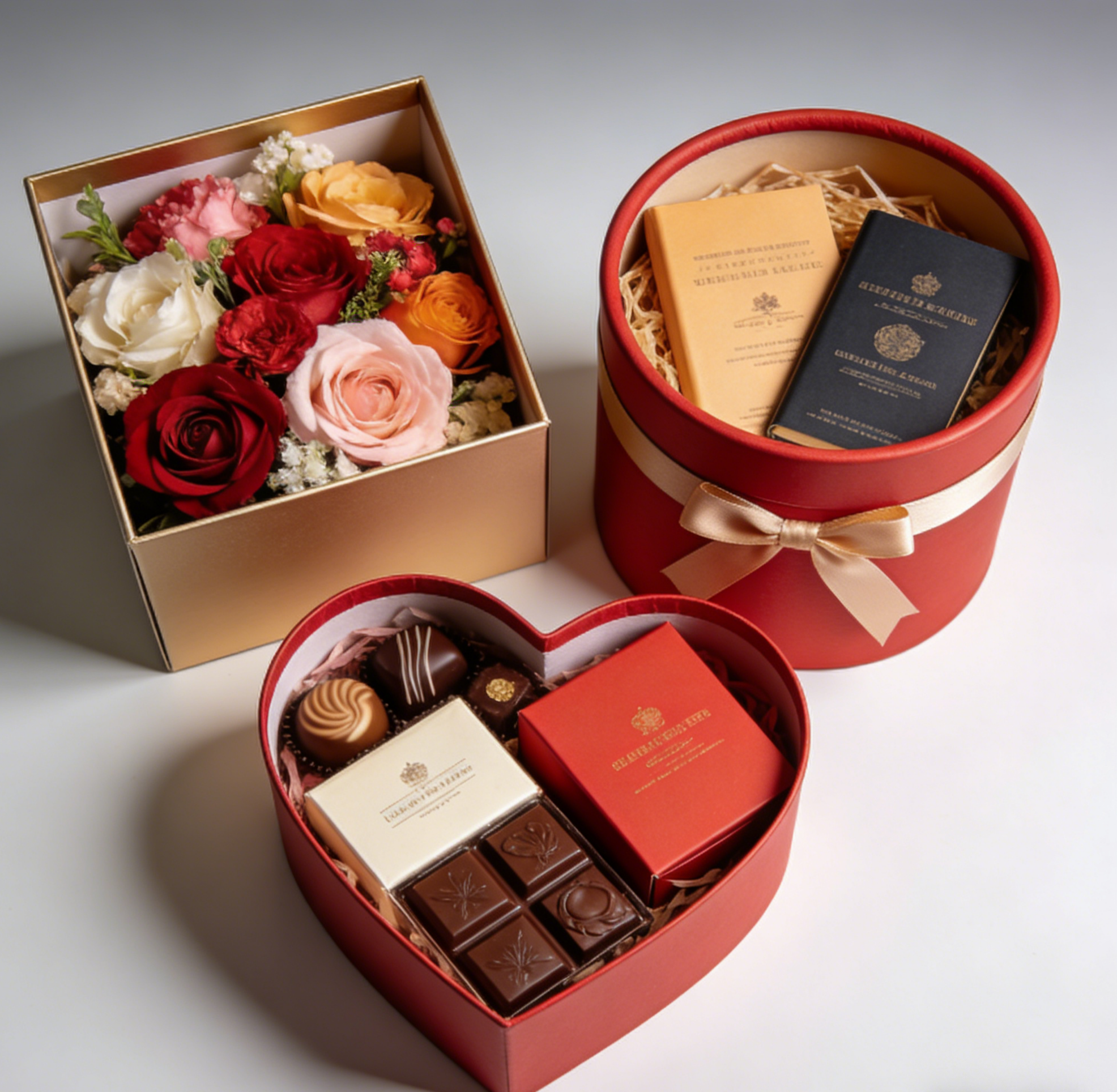 Hộp quà gấp được bằng giấy bìa thân thiện với môi trường, tùy chỉnh, dày 350g, cho trang sức, quần áo, giày dép, đồng hồ