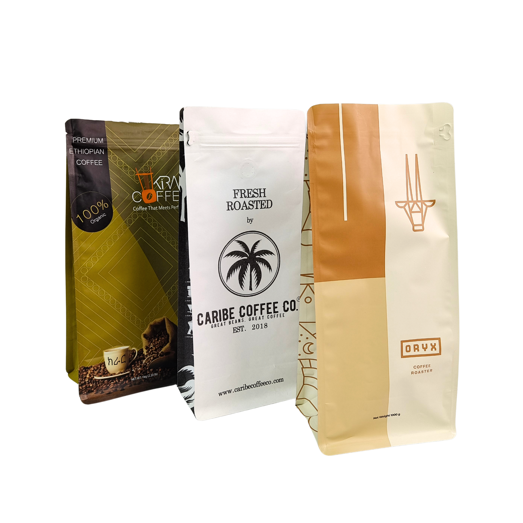 Chất liệu chất lượng thực phẩm chống mùi túi đứng lên 120 micron cho cà phê và đồ ăn nhẹ bao bì