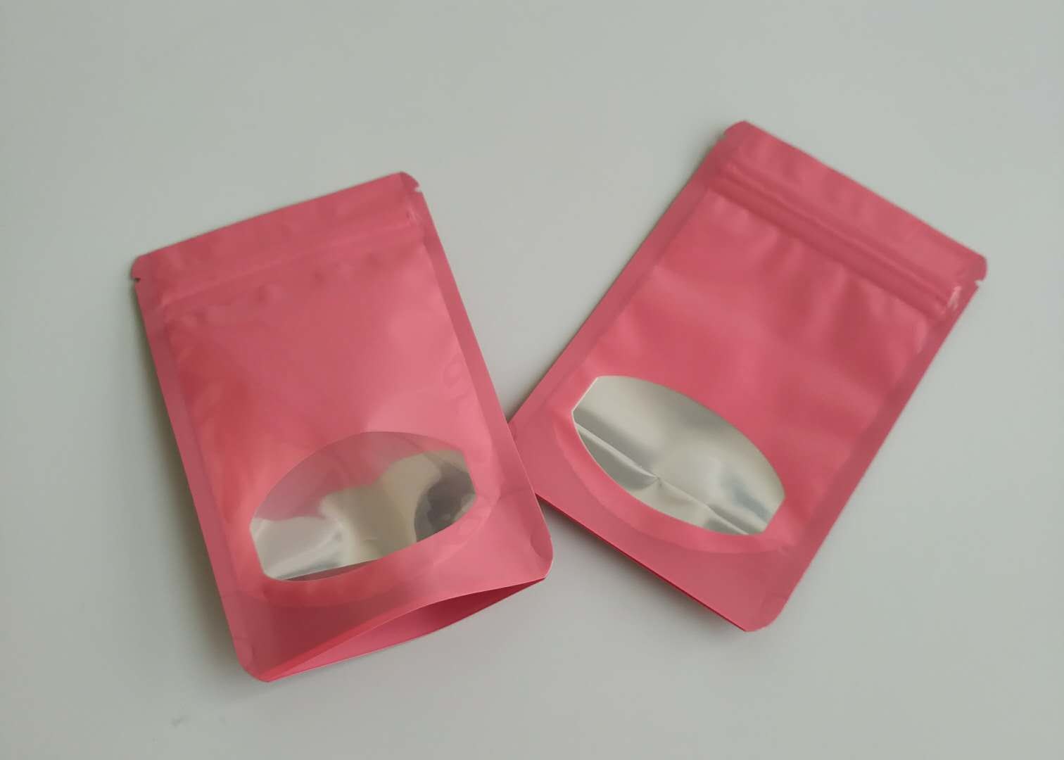 Màu sắc khác nhau Túi nhựa Đóng gói Túi kẹo trái cây sô cô la với cửa sổ rõ ràng