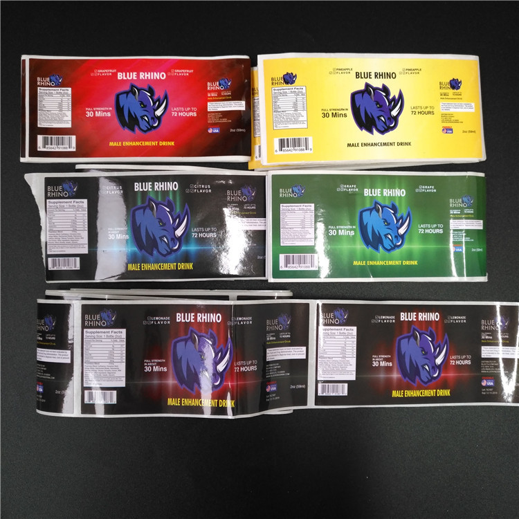 PVC trong suốt tay áo nhãn hiệu mã vạch kim loại ba chiều cho hộp / chai thuốc