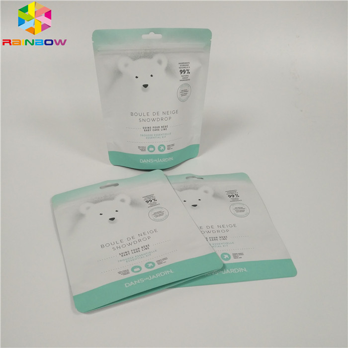 Zipper Top Stand Up Foil Bag Bao bì Bath Salt Aluminium Body Body Scrub Túi