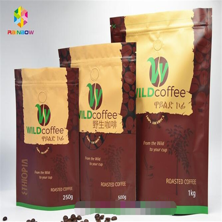 Lá nhôm có thể kéo lại đứng lên Túi Zipper, túi Ziplock in có van