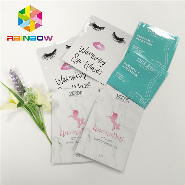 Túi nhựa tùy chỉnh in Bao bì Ba mặt nhiệt với vết rách