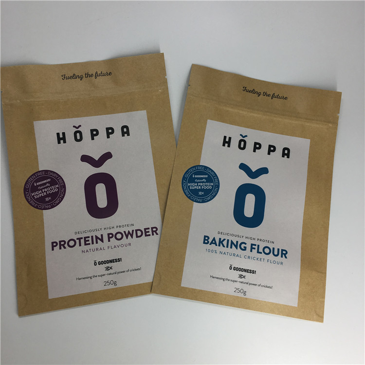 Túi giấy màu nâu giấy có độ dày 120-140 Micron cho gia vị bột