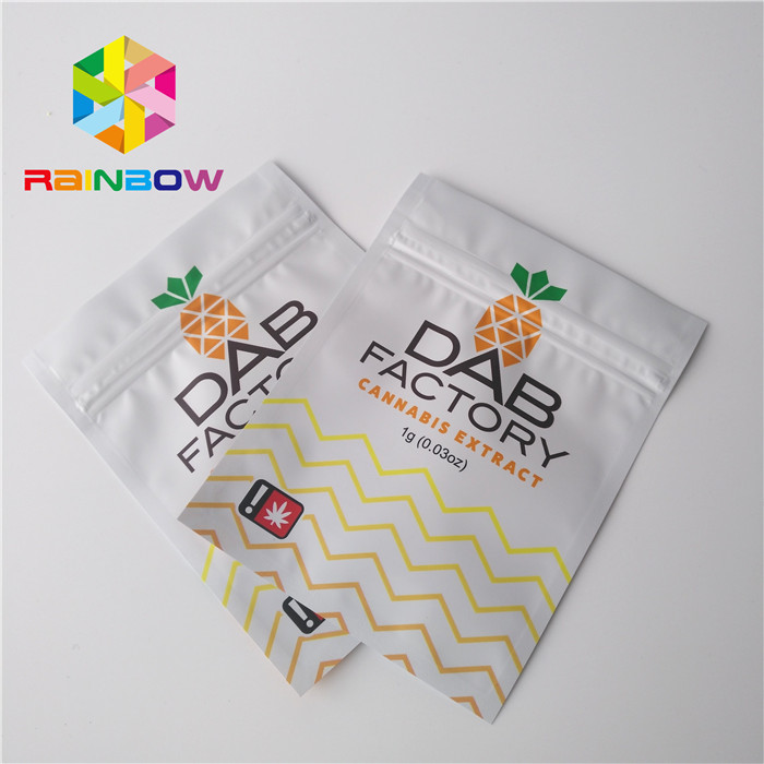 Lá nhôm Túi nhựa Bao bì Độ ẩm Bằng chứng cho CBD Dầu Gummies Cỏ dại