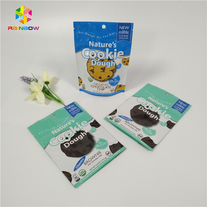 Túi nhôm nhỏ đầy màu sắc Mylar thực phẩm Túi đóng gói Zip Khóa cho bánh quy / trái cây khô