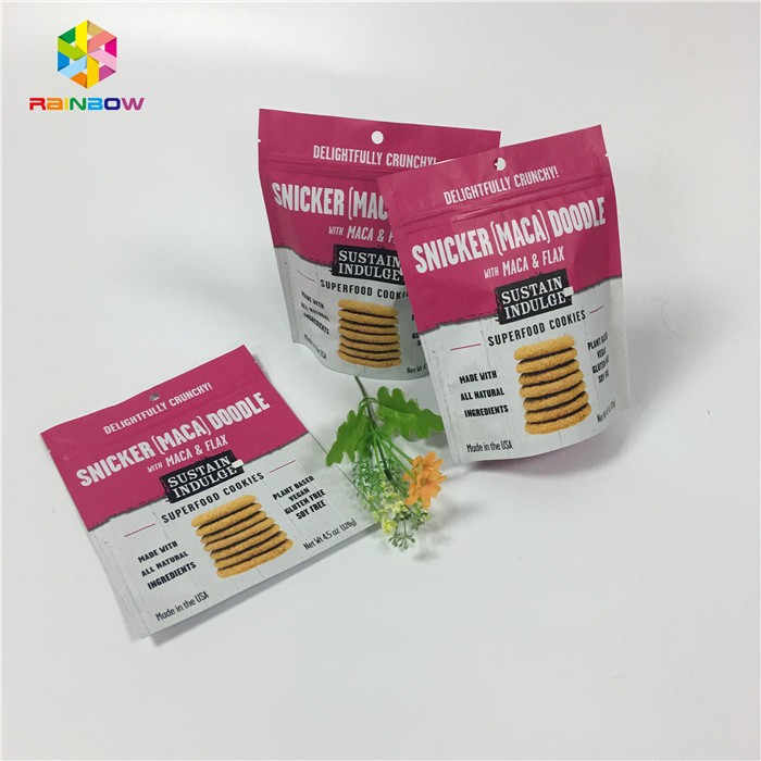 Trà / Bột / Cà phê Đứng lên Zipper Túi Túi Mùi Proof Poly Matte Doypack