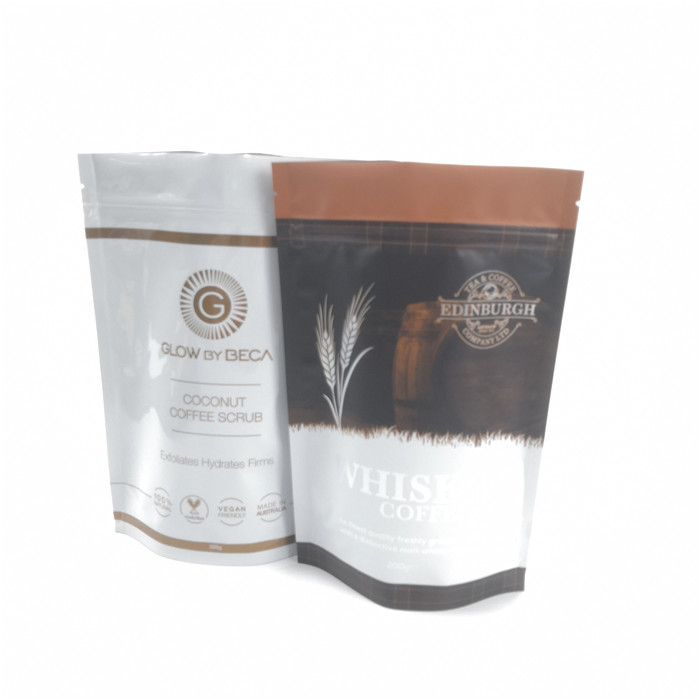 Zip Khóa Túi nhựa Bao bì Nhôm Lá Cà phê Túi Gravnre In