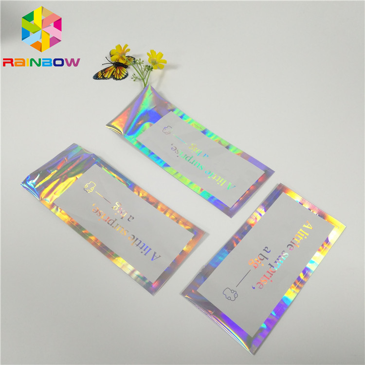 Hologram Envelop Foil Bag Aluminium Bag Túi tự dính Ba mặt