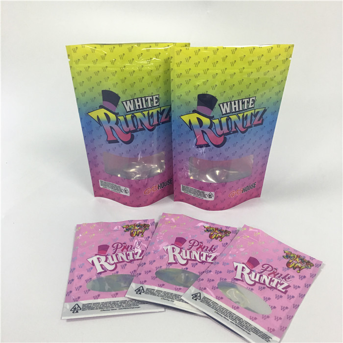 Smell Proof Herbal Incense Bao bì Mini Ziplock Weed Nhựa CBD Lá Bánh quy Túi