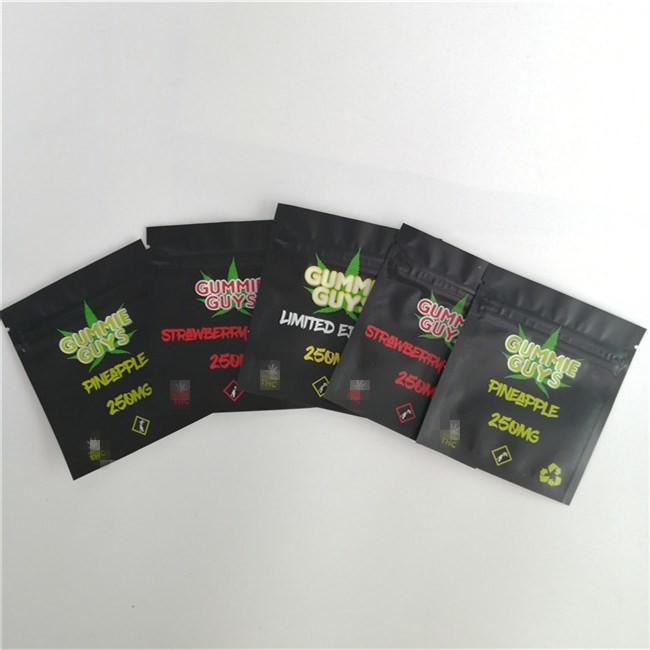 Smell Proof Herbal Incense Bao bì Nhôm Lá Cbd Cannabis Gummy Bear Weed Bag