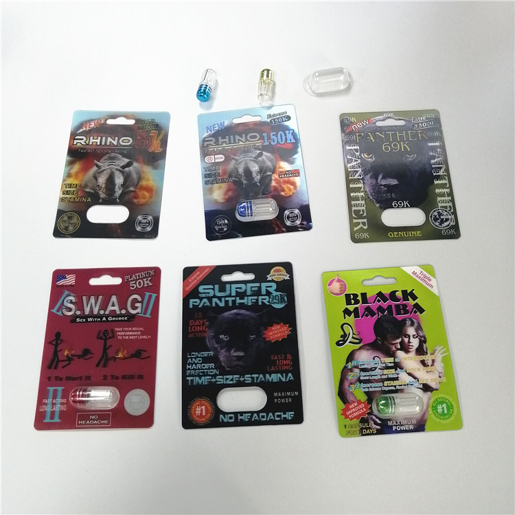 Red Rhino 69 Viên nang làm to dương vật Jar Bullet Sex Pills Nhựa Thuốc