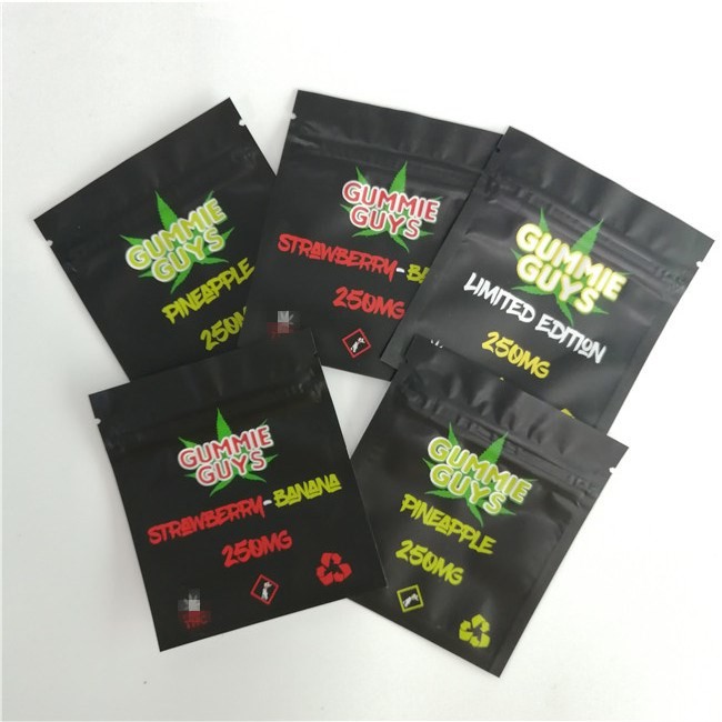 Có thể khóa lại Lá nhôm Khóa Zip Túi Thực phẩm Độ ẩm Bằng chứng Ba mặt