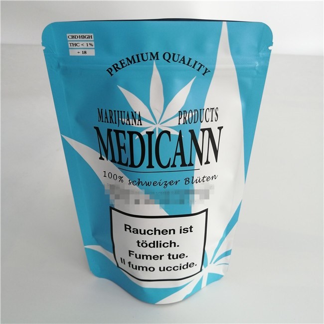 Mylar Aluminium Zip Lock Stand Up Túi Custom In Biodegradable bền