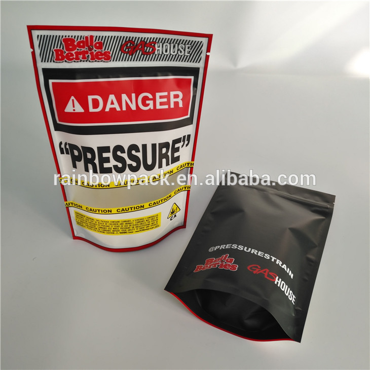 Smell Proof Herbal Incense Bao bì trẻ em Ziplocke Stoney Patch Bag 3.5g