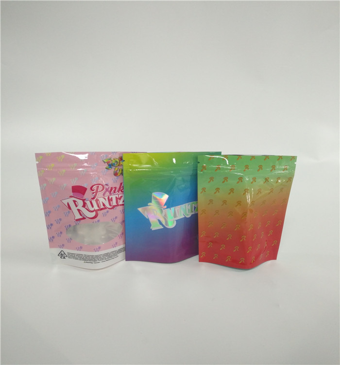 Có thể tái chế Zip Lock Nhựa Thảo dược Hương Bao bì Doypack Zipper Túi Tùy chỉnh In Logo